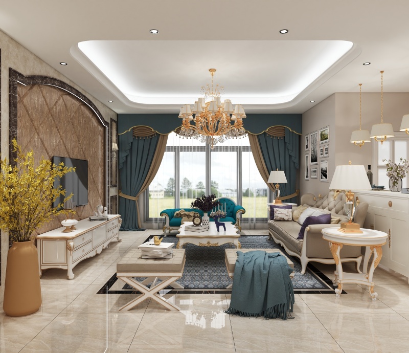European style living room