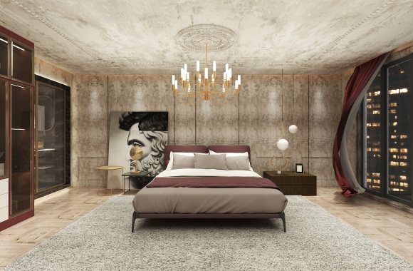 European style bedroom