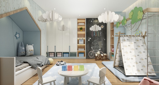 Modern children's room