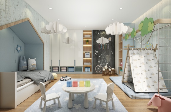 Modern children's room