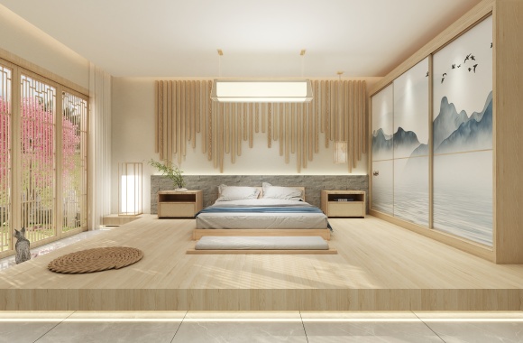 Japanese style bedroom