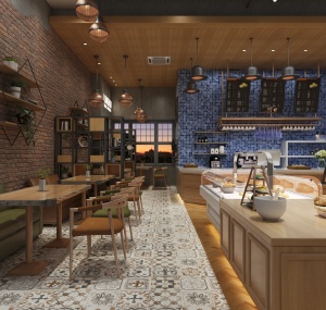 Effect display of a leisure bar