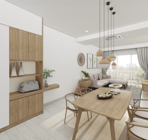 Muji Style 3 Bedroom Condominium