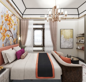 Oriental Style Bedroom
