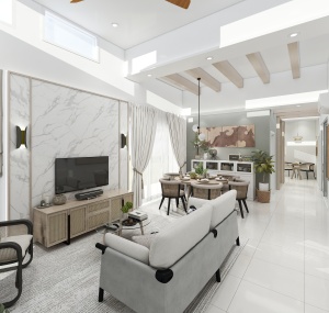 1 Storey Cluster House 