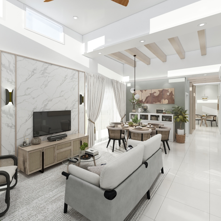 1 Storey Cluster House 