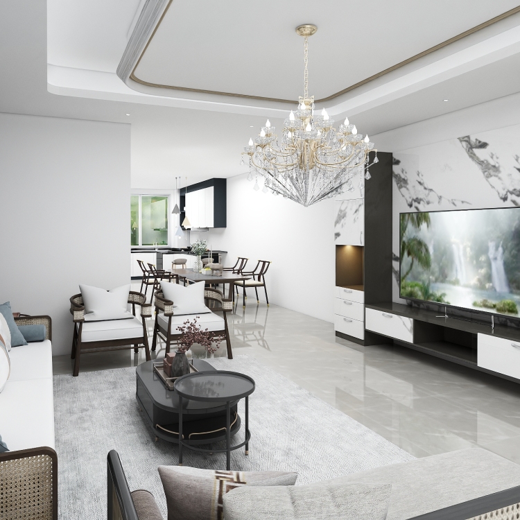 black and white stone design