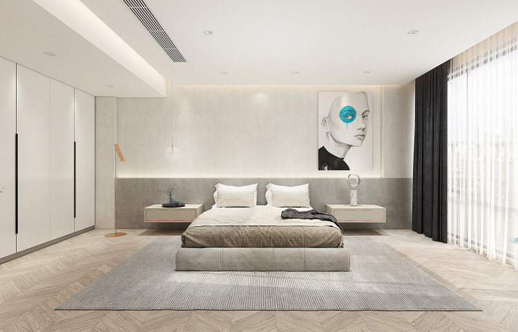 Simple bedroom