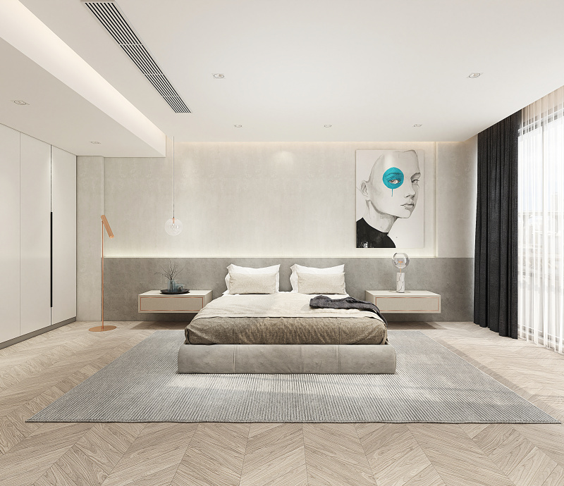 Simple bedroom