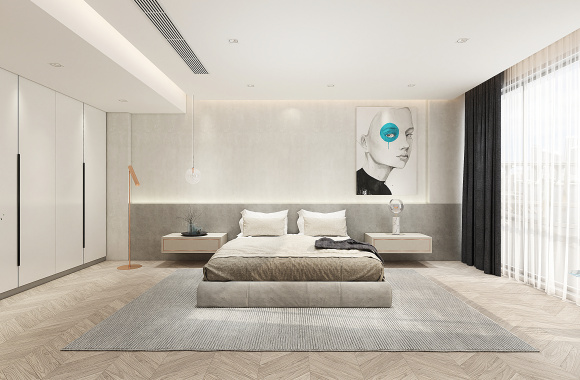 Simple bedroom